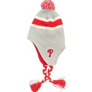 Philadelphia Phillies MLB beanie touque hat cap with Pom Pom